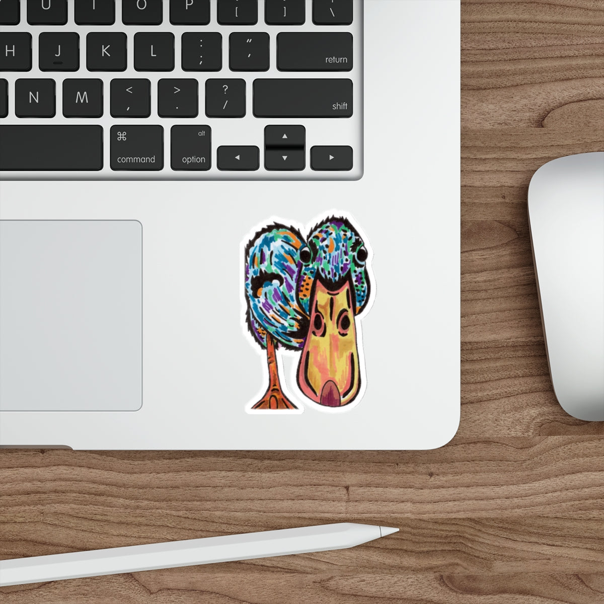 Duck Stickers - Bright Pop-Art Design for Water Bottles, Laptops, and Sketchbooks