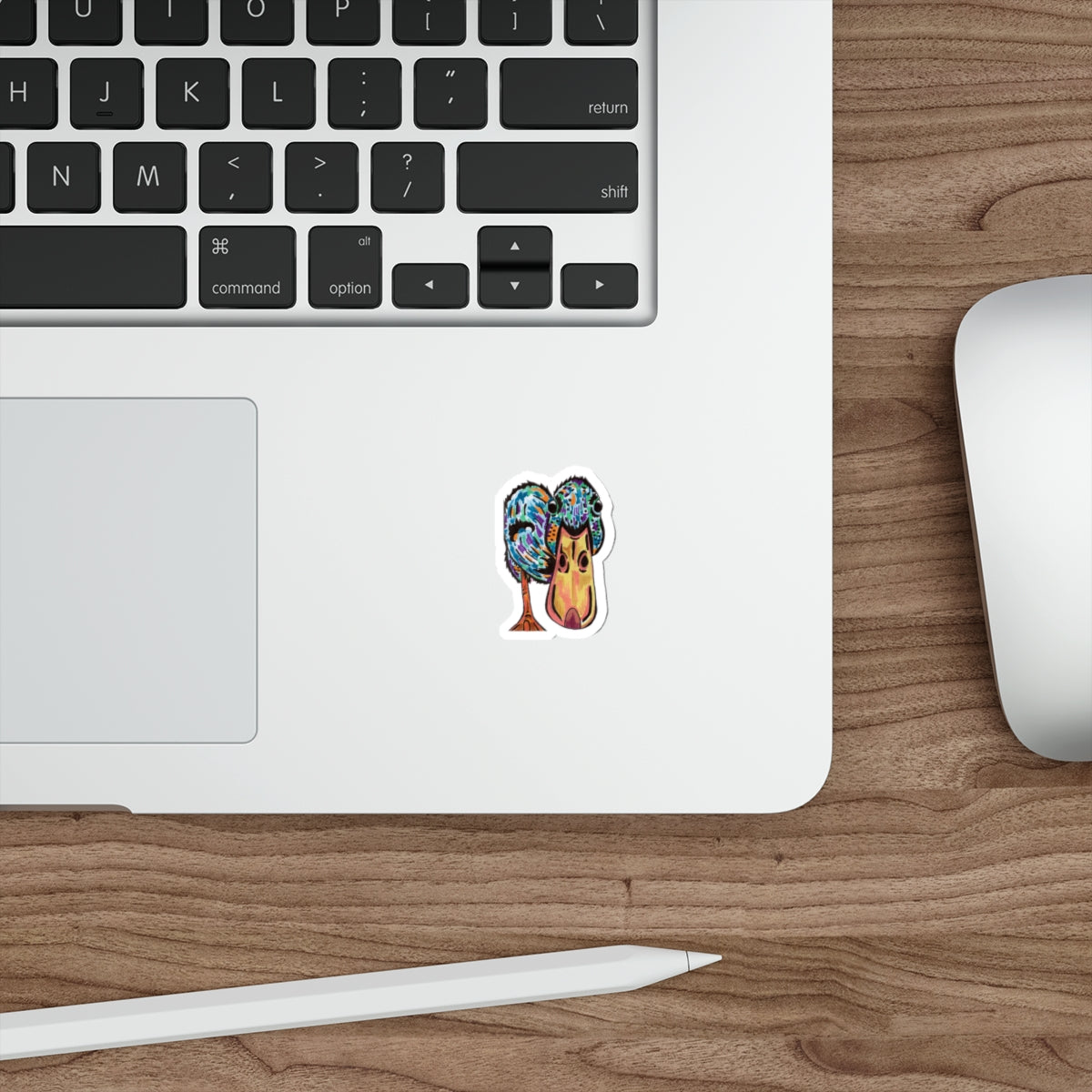 Duck Stickers - Bright Pop-Art Design for Water Bottles, Laptops, and Sketchbooks