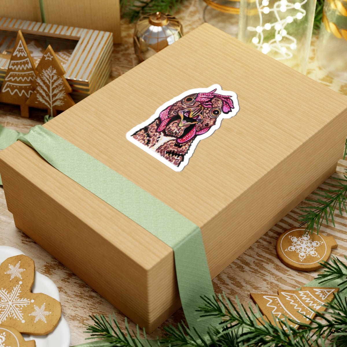 Sticker Set - Funny Chicken Pop-Art Collection