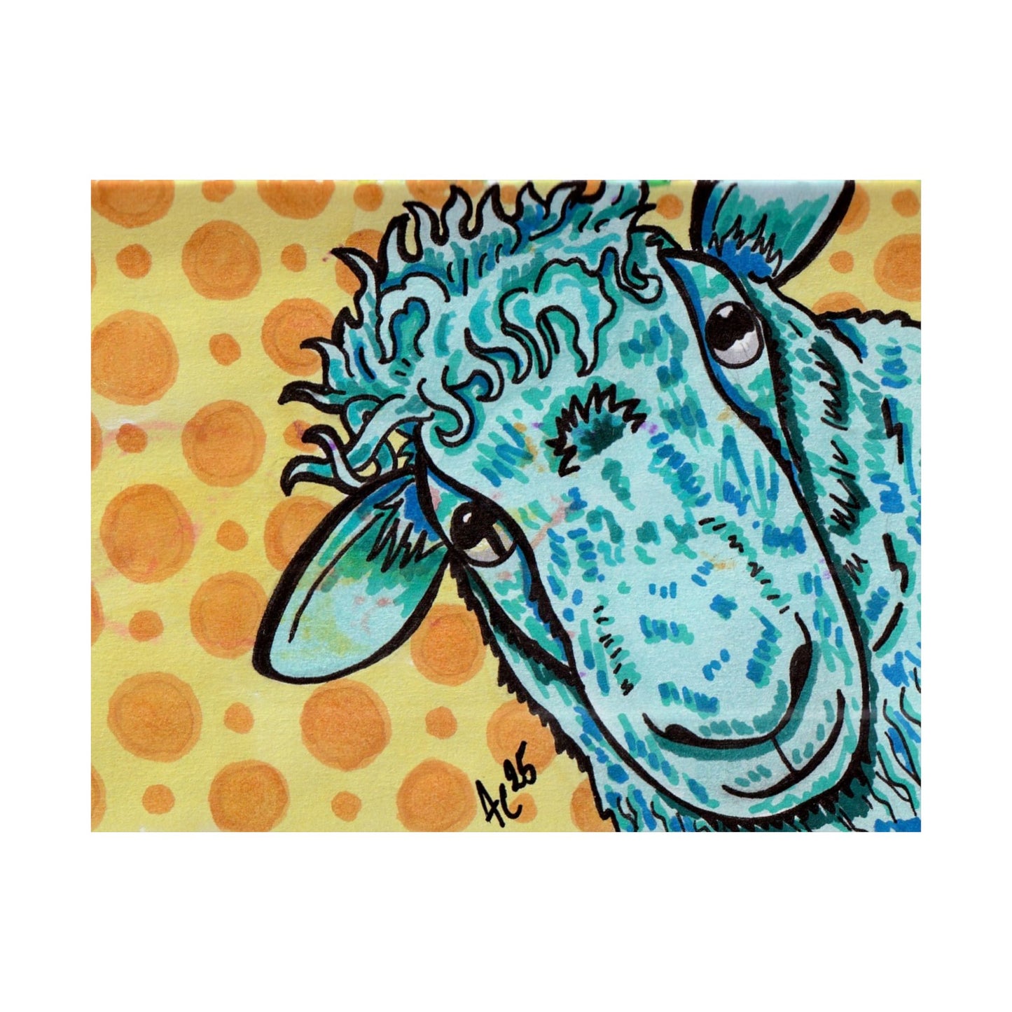 Wooly Wonder - Barnyard Oddities - Matte Poster