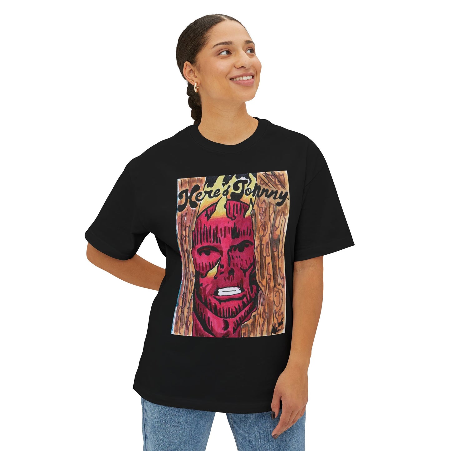 Oversized T-Shirt Comic Book Pop Culture Mashup The Shining