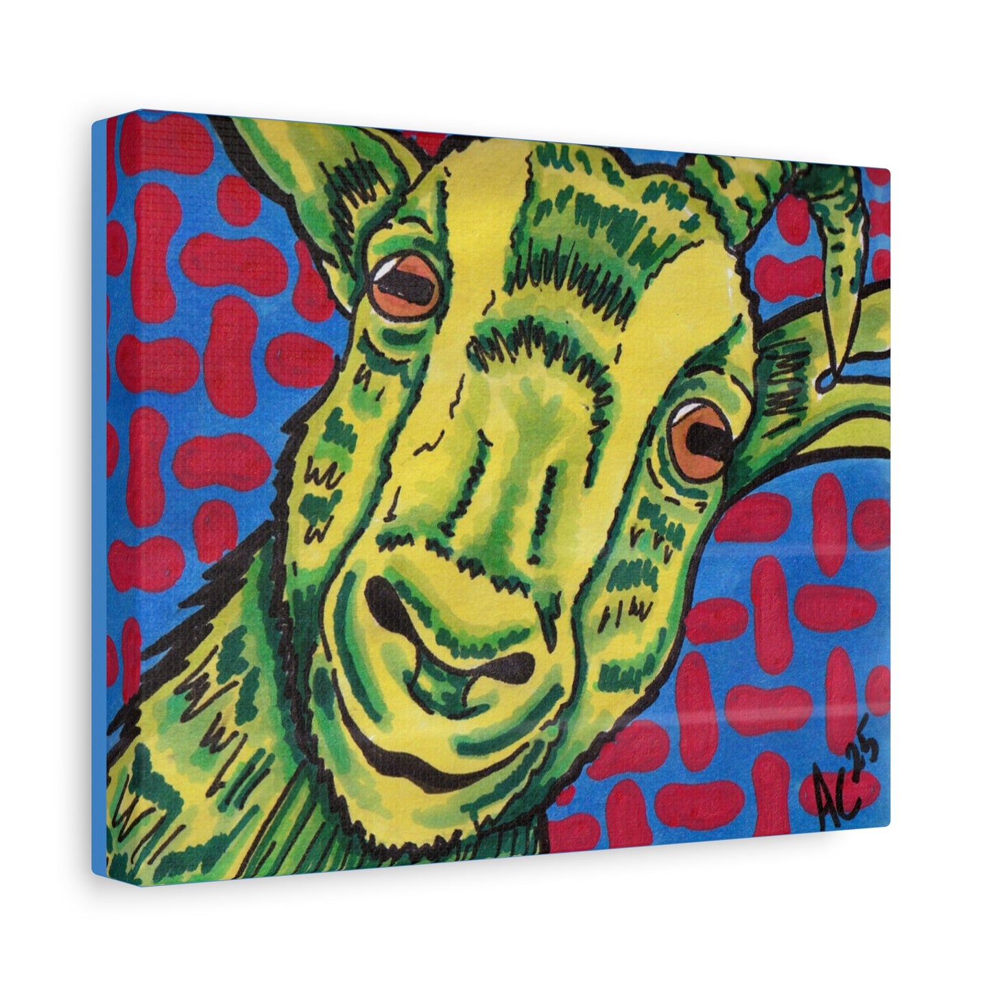 Chew on This - Farm Animal Series - Canvas Print