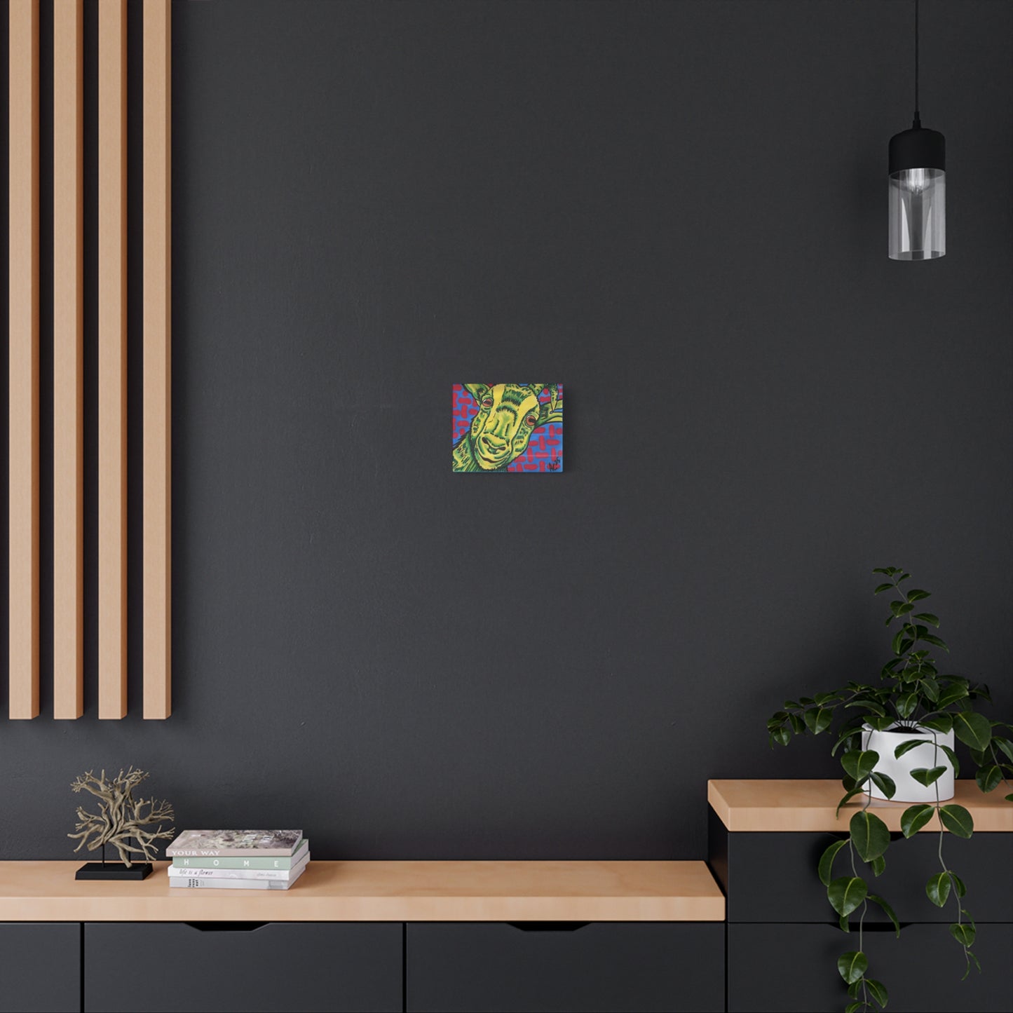 Chew on This - Farm Animal Series - Canvas Print