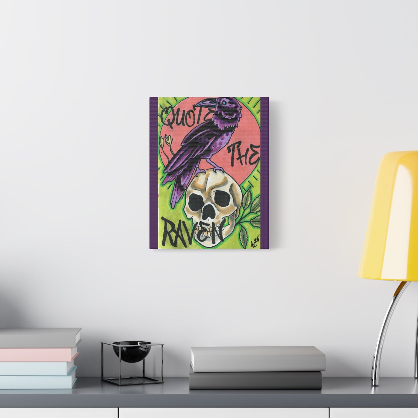 Quote The Raven - Lore & Lament - Canvas Print