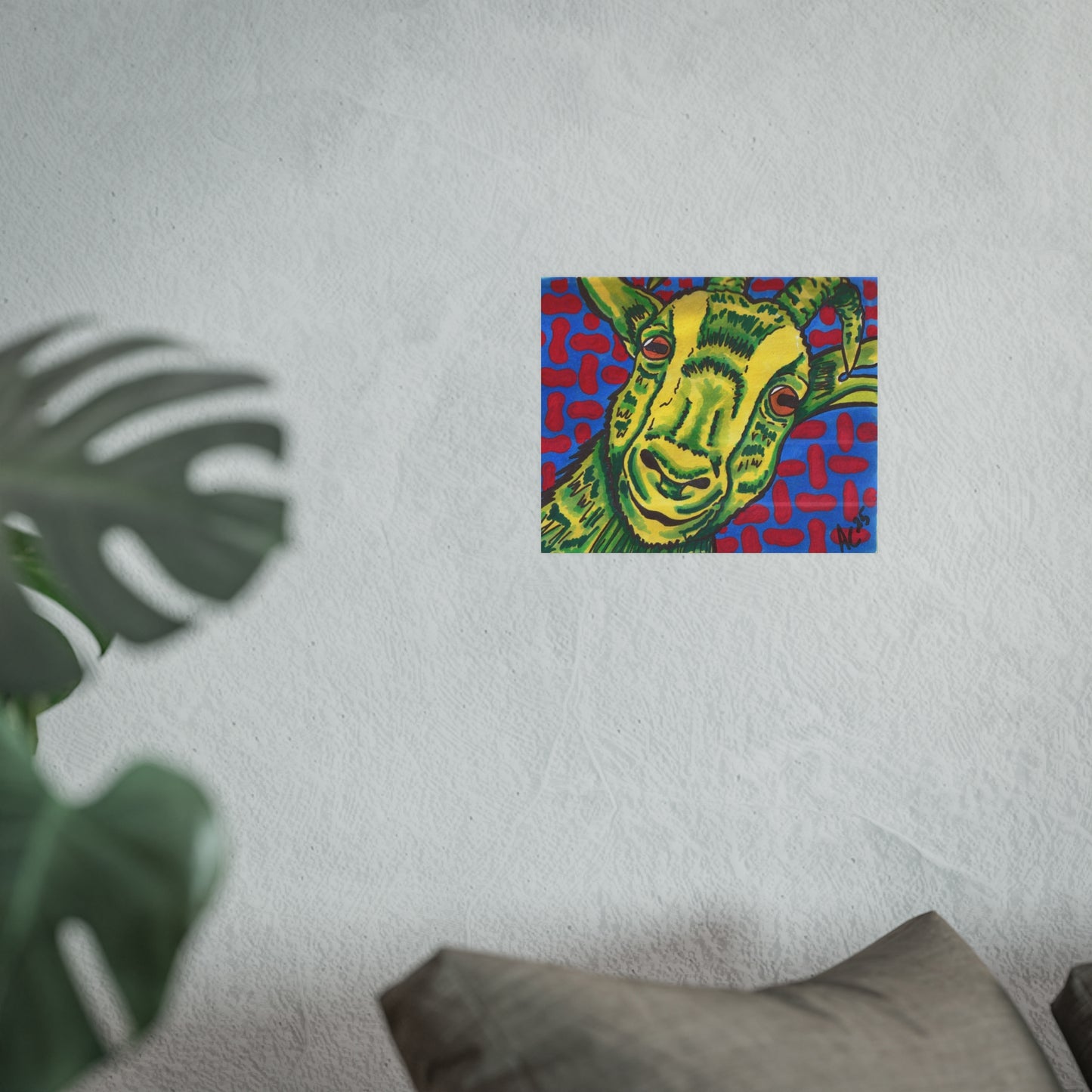 Chew on This -Farm Animal Series - Matte Poster
