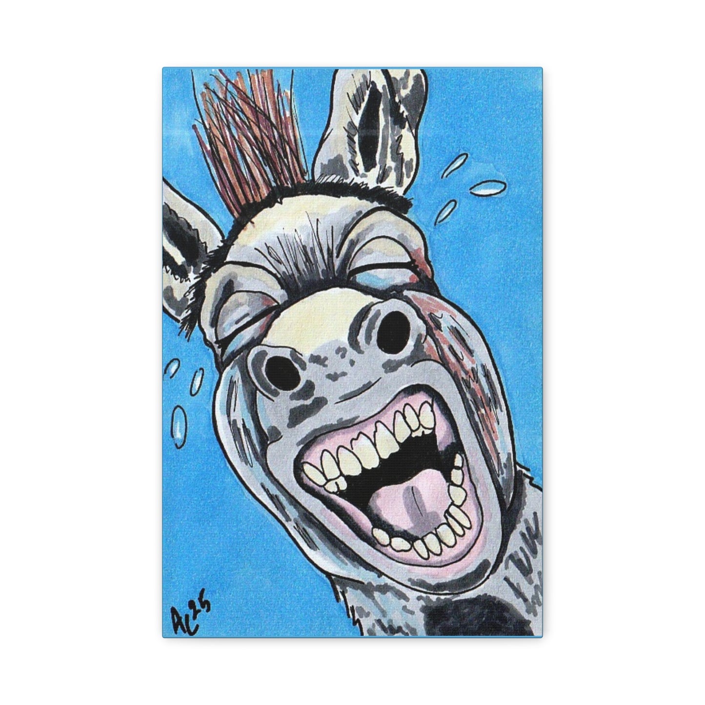 Bray Day - Barnyard Oddities - Canvas Print