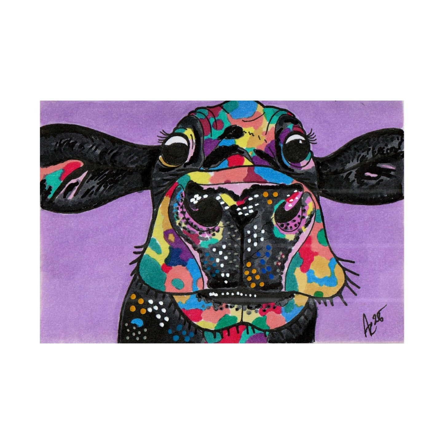 MooLissa - Farm Animal Series - Matte Poster