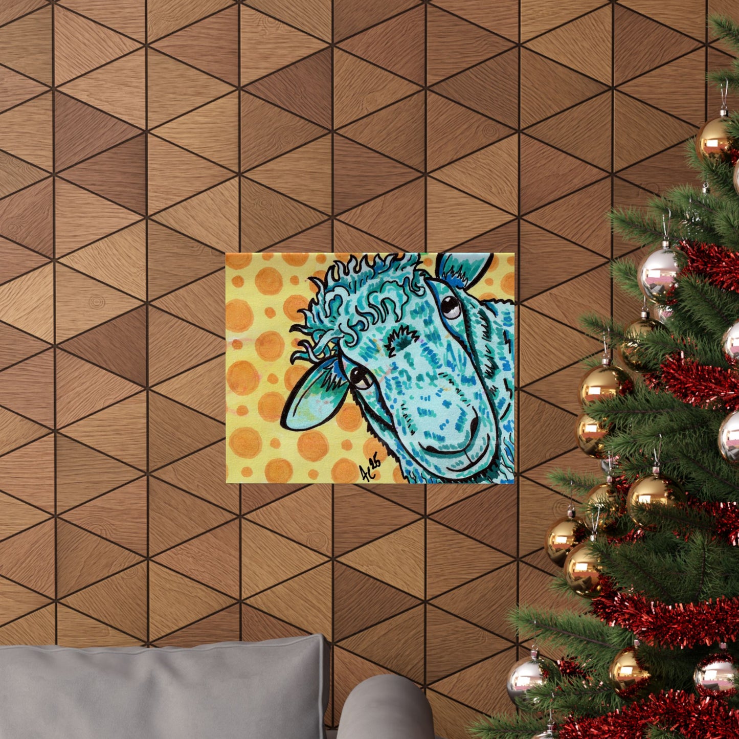 Wooly Wonder - Barnyard Oddities - Matte Poster