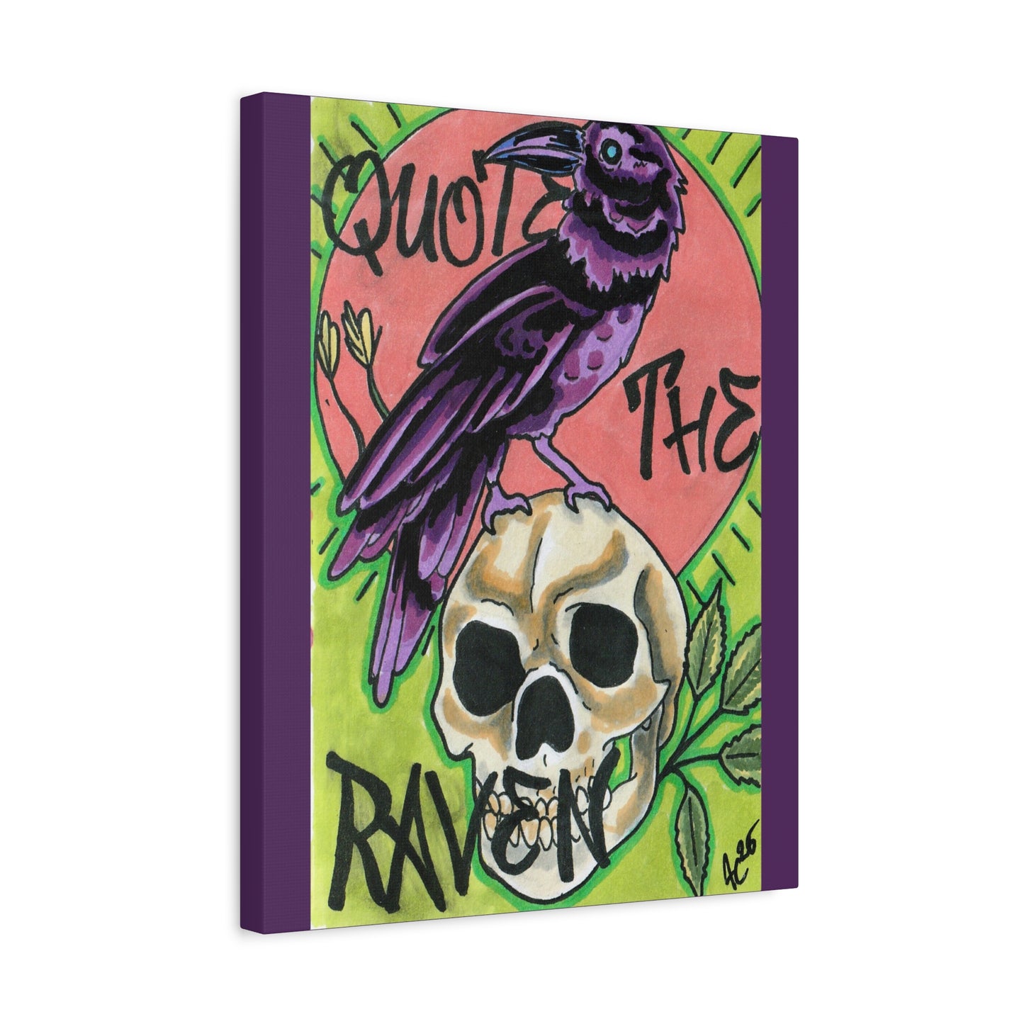 Quote The Raven - Lore & Lament - Canvas Print