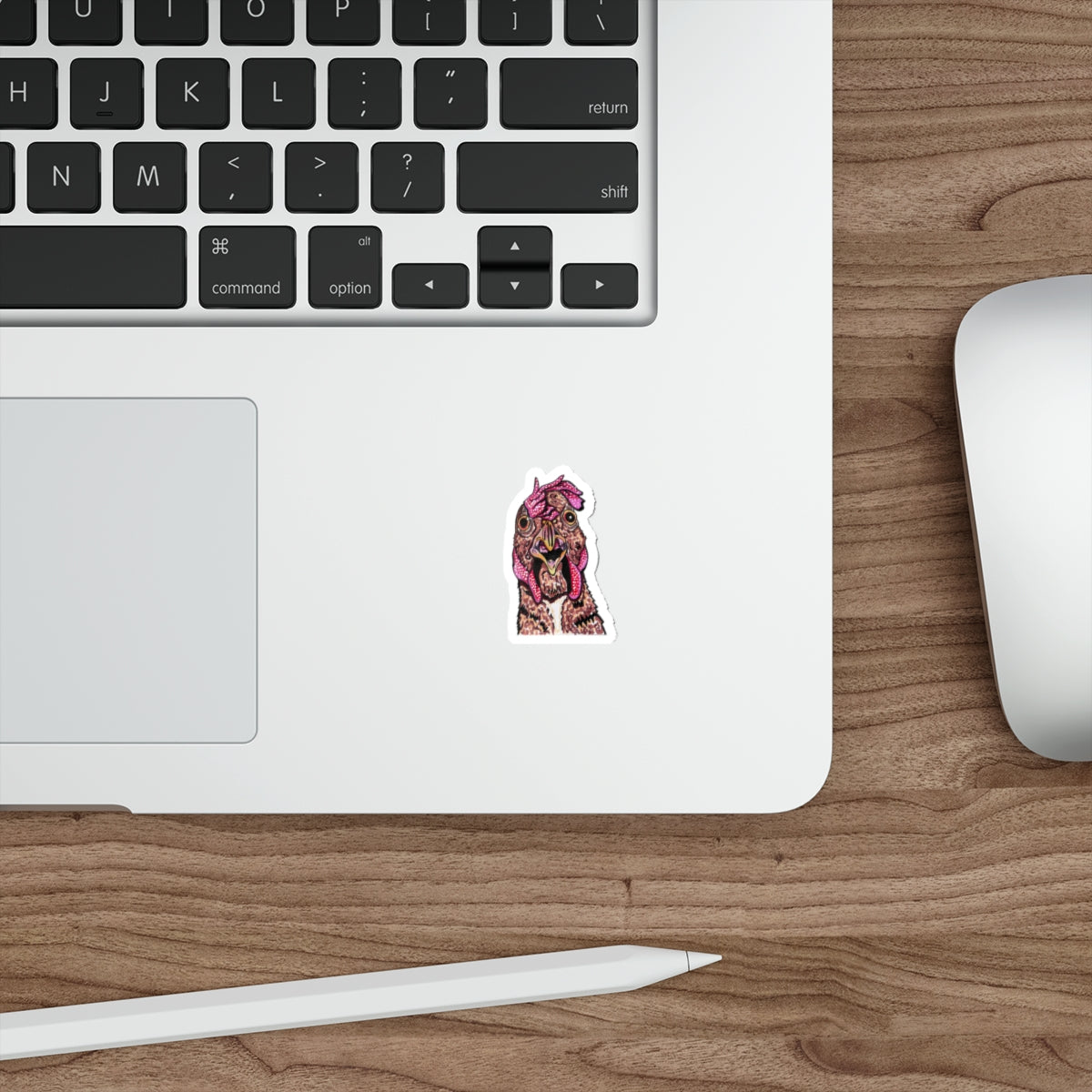Hen-Tastic, Barnyard Oddities, Whimsical Die-Cut Chicken Stickers, Fun Laptop Decals, Unique Gift for Animal Lovers, Quirky Home Decor, Perfect for Celebrations