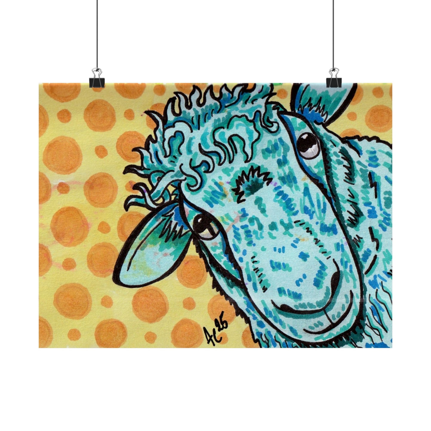 Wooly Wonder - Barnyard Oddities - Matte Poster