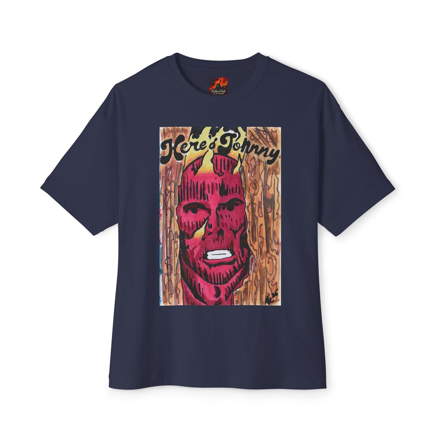 Oversized T-Shirt Comic Book Pop Culture Mashup The Shining