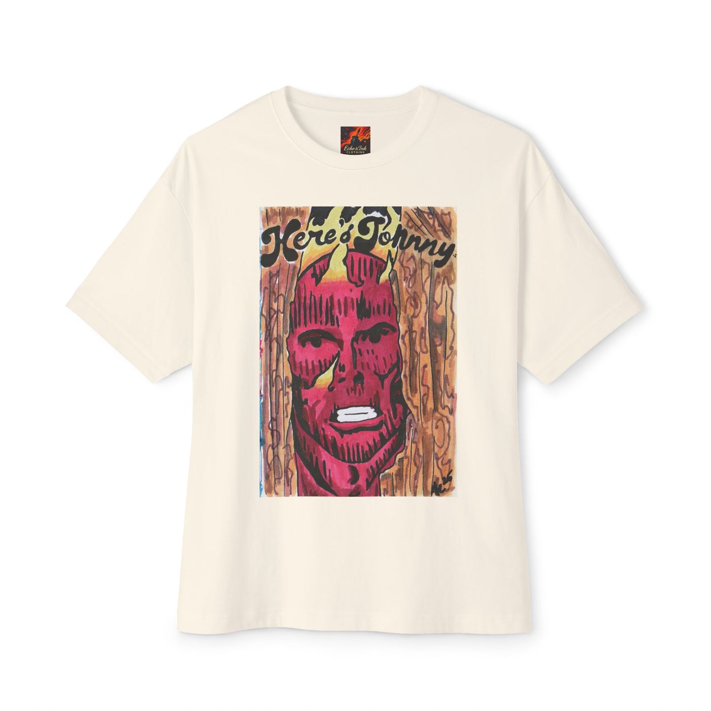 Oversized T-Shirt Comic Book Pop Culture Mashup The Shining