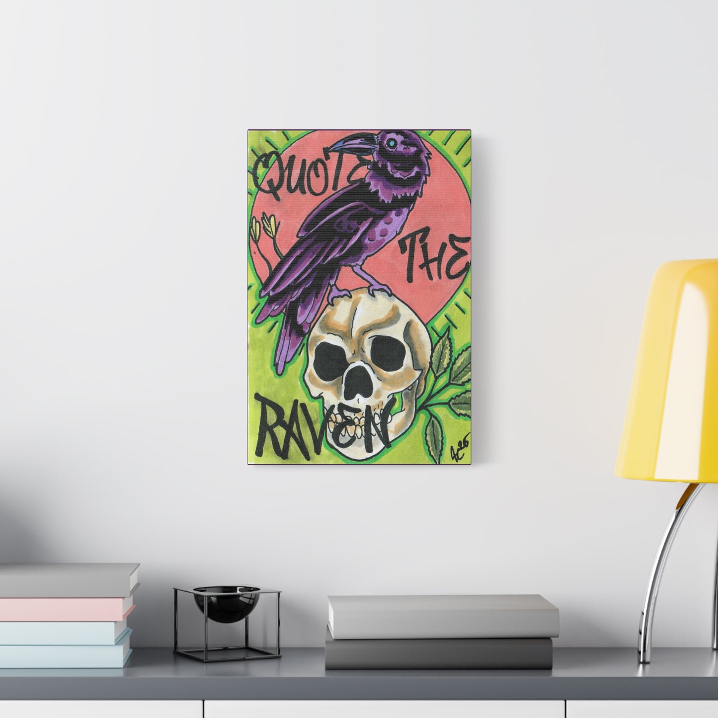 Quote The Raven - Lore & Lament - Canvas Print