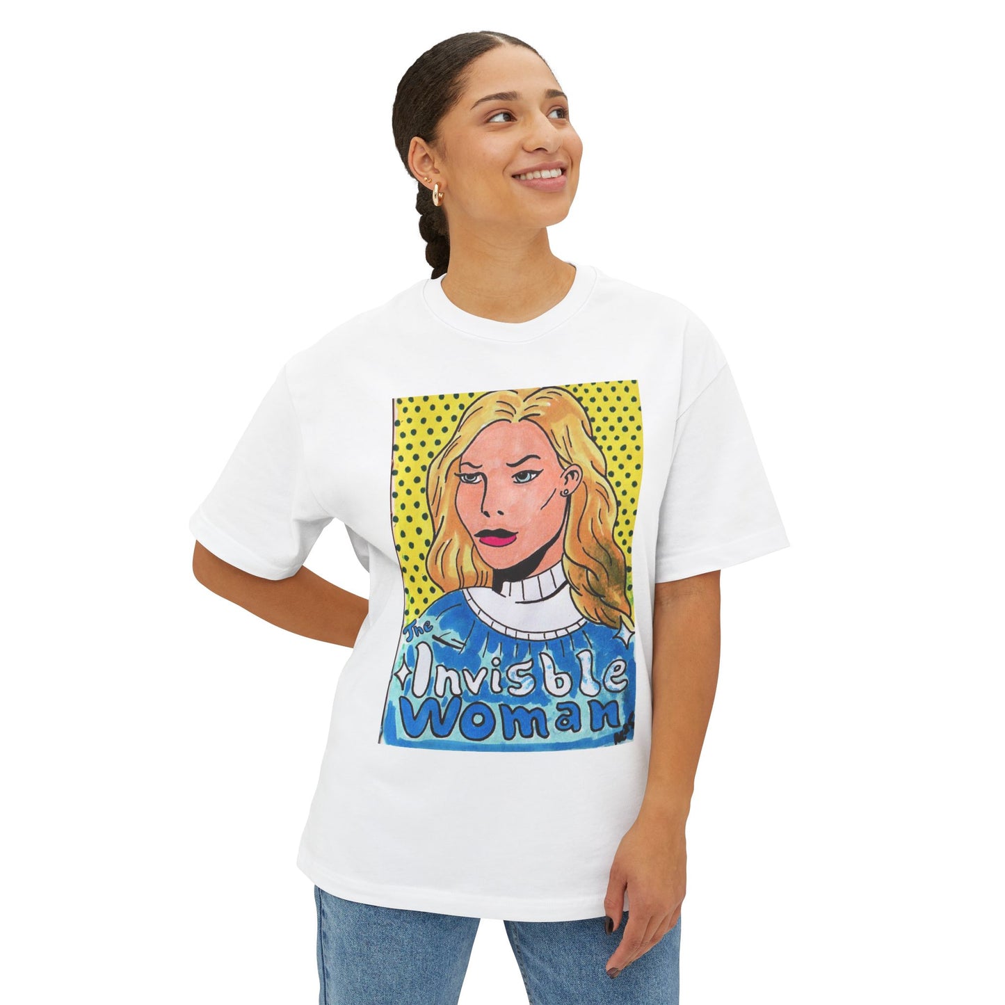 Oversized Tee - Comic Book Pop Art Retro Vibes