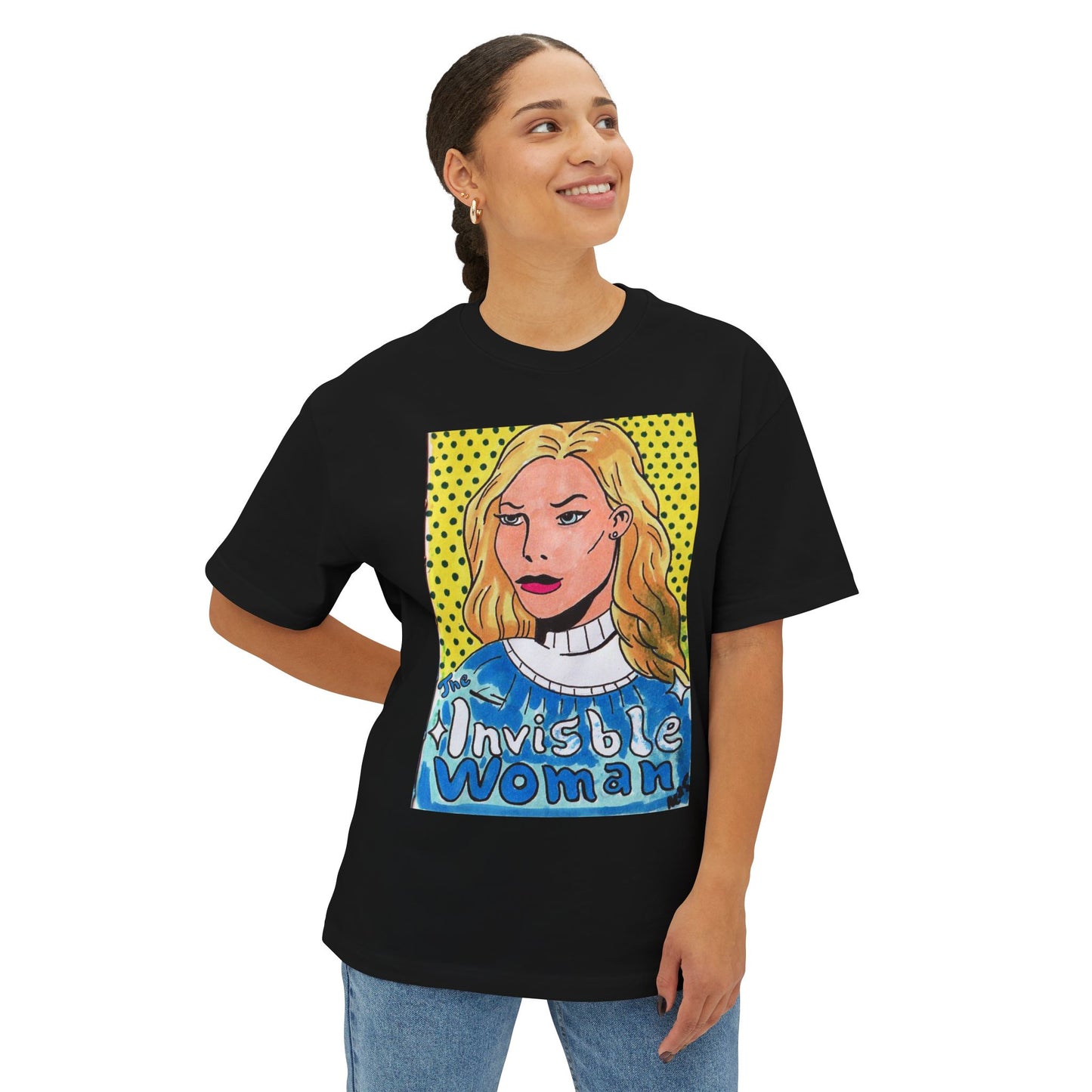 Oversized Tee - Comic Book Pop Art Retro Vibes