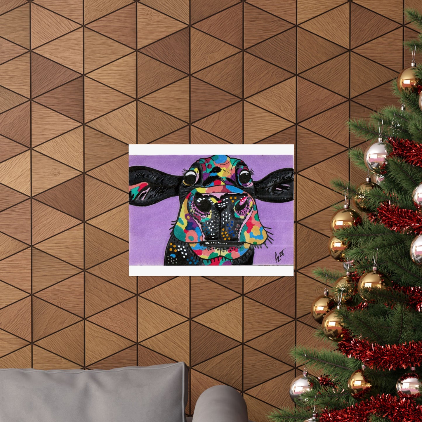MooLissa - Farm Animal Series - Matte Poster