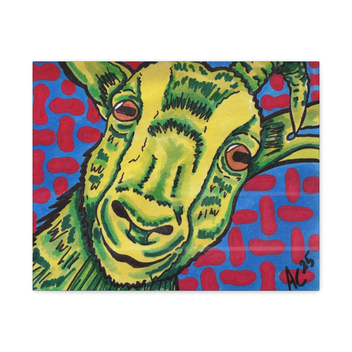 Chew on This - Farm Animal Series - Canvas Print
