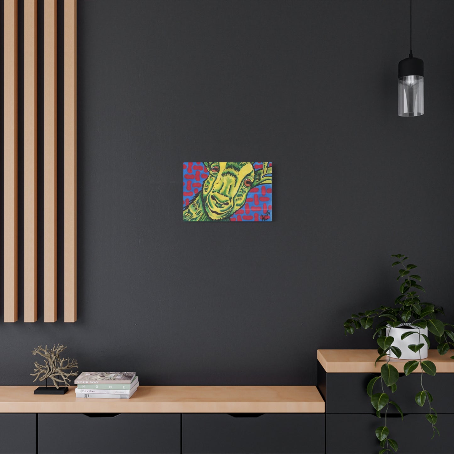 Chew on This - Farm Animal Series - Canvas Print