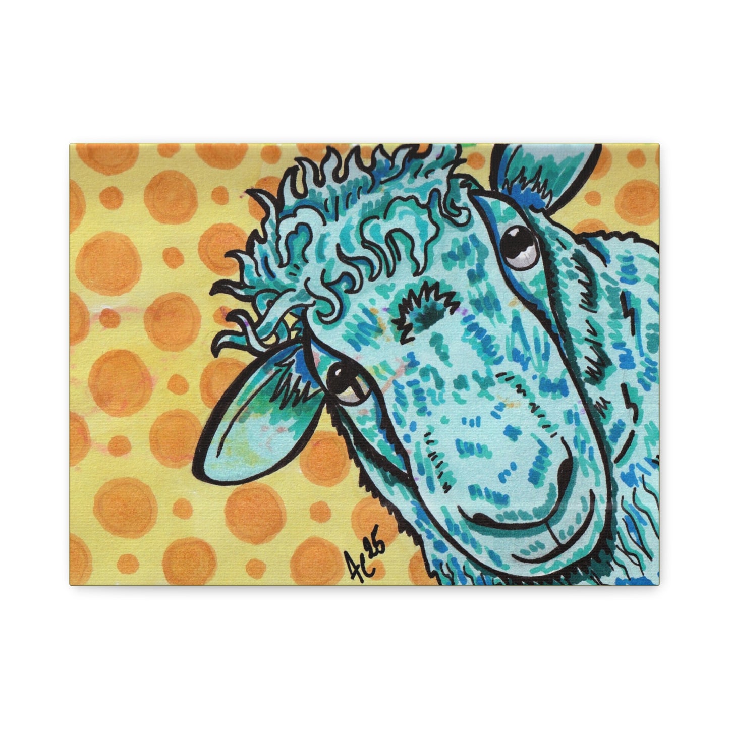 Wooly Wonder - Barnyard Oddities - Canvas Print