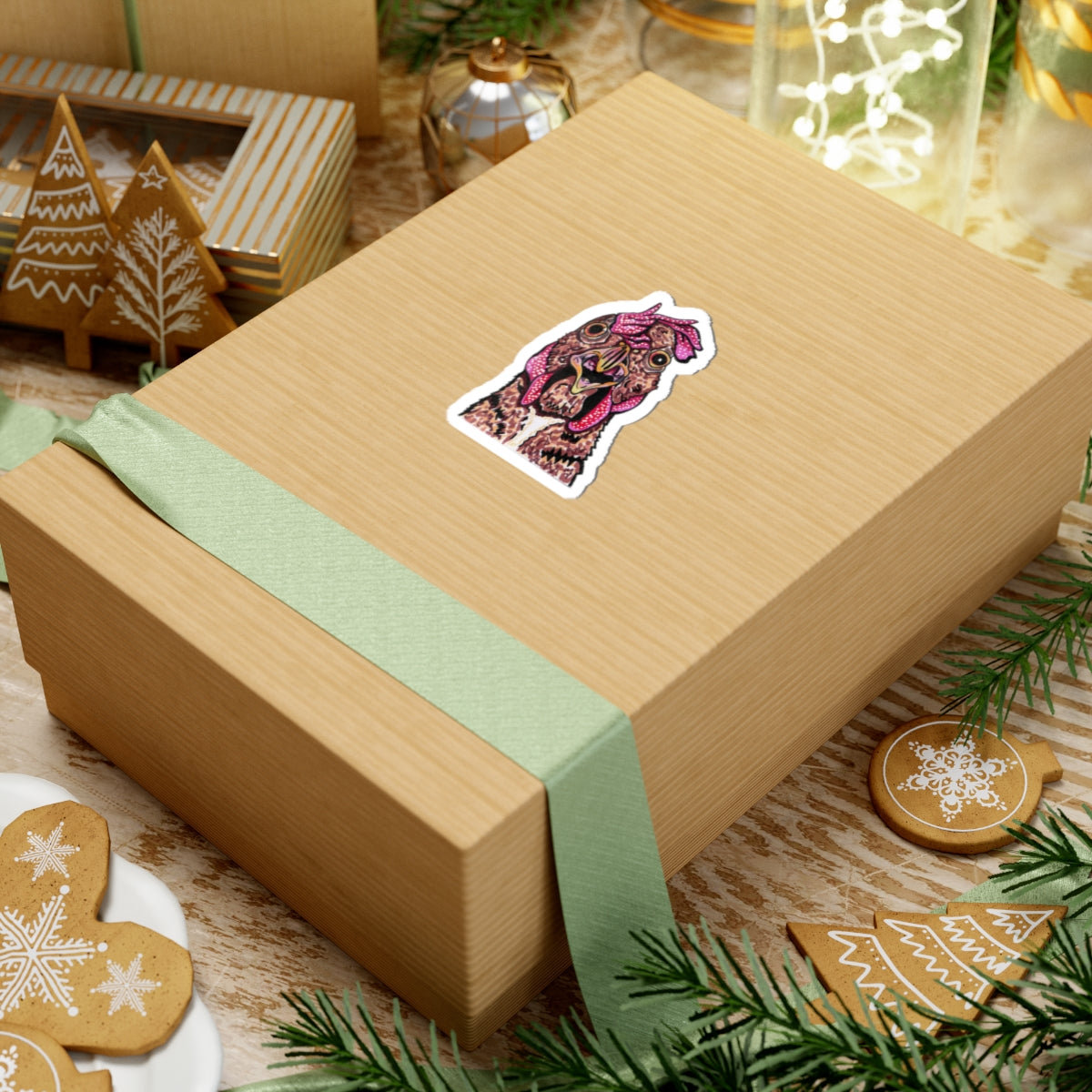 Sticker Set - Funny Chicken Pop-Art Collection