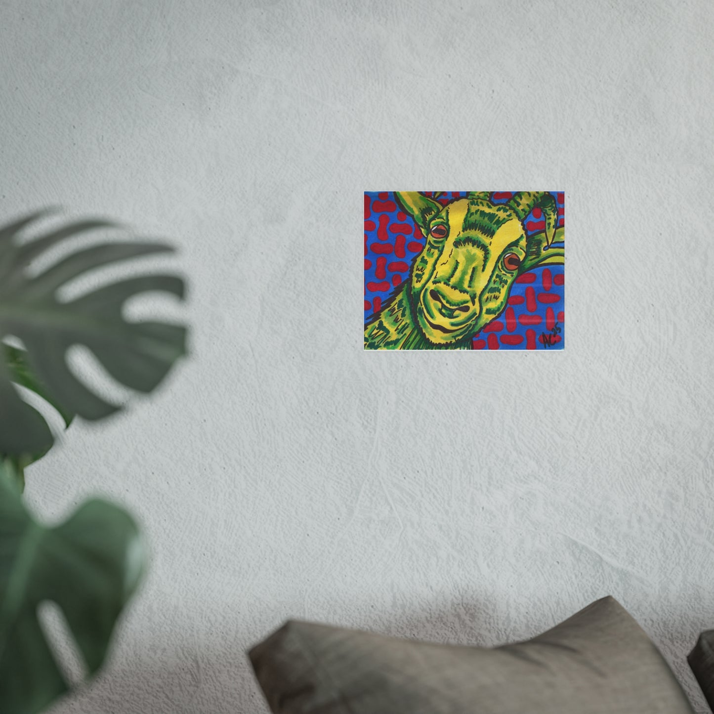 Chew on This -Farm Animal Series - Matte Poster