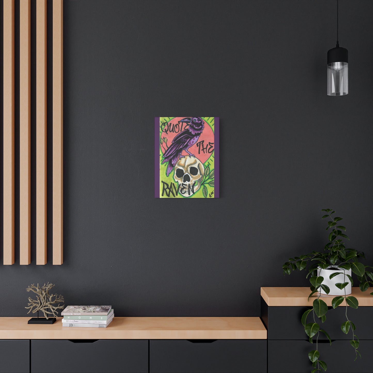 Quote The Raven - Lore & Lament - Canvas Print