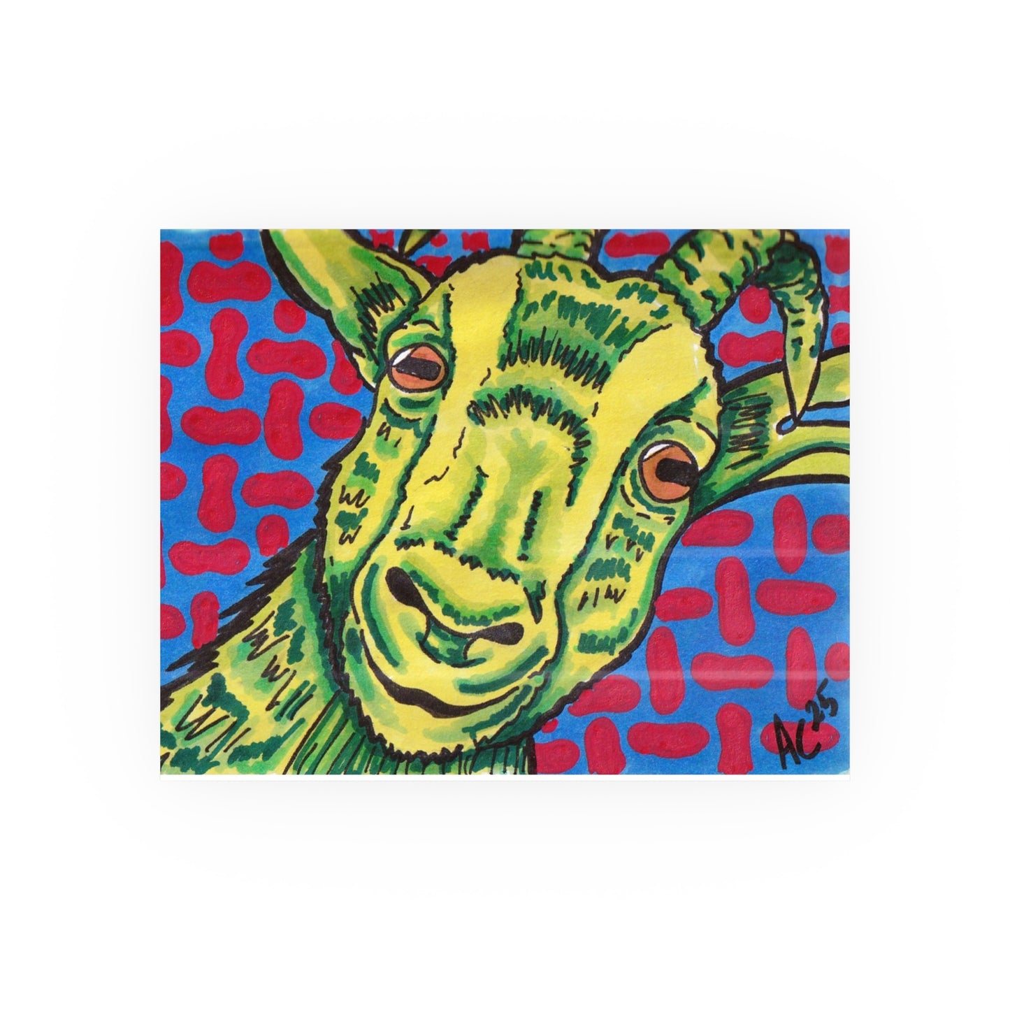 Chew on This -Farm Animal Series - Matte Poster