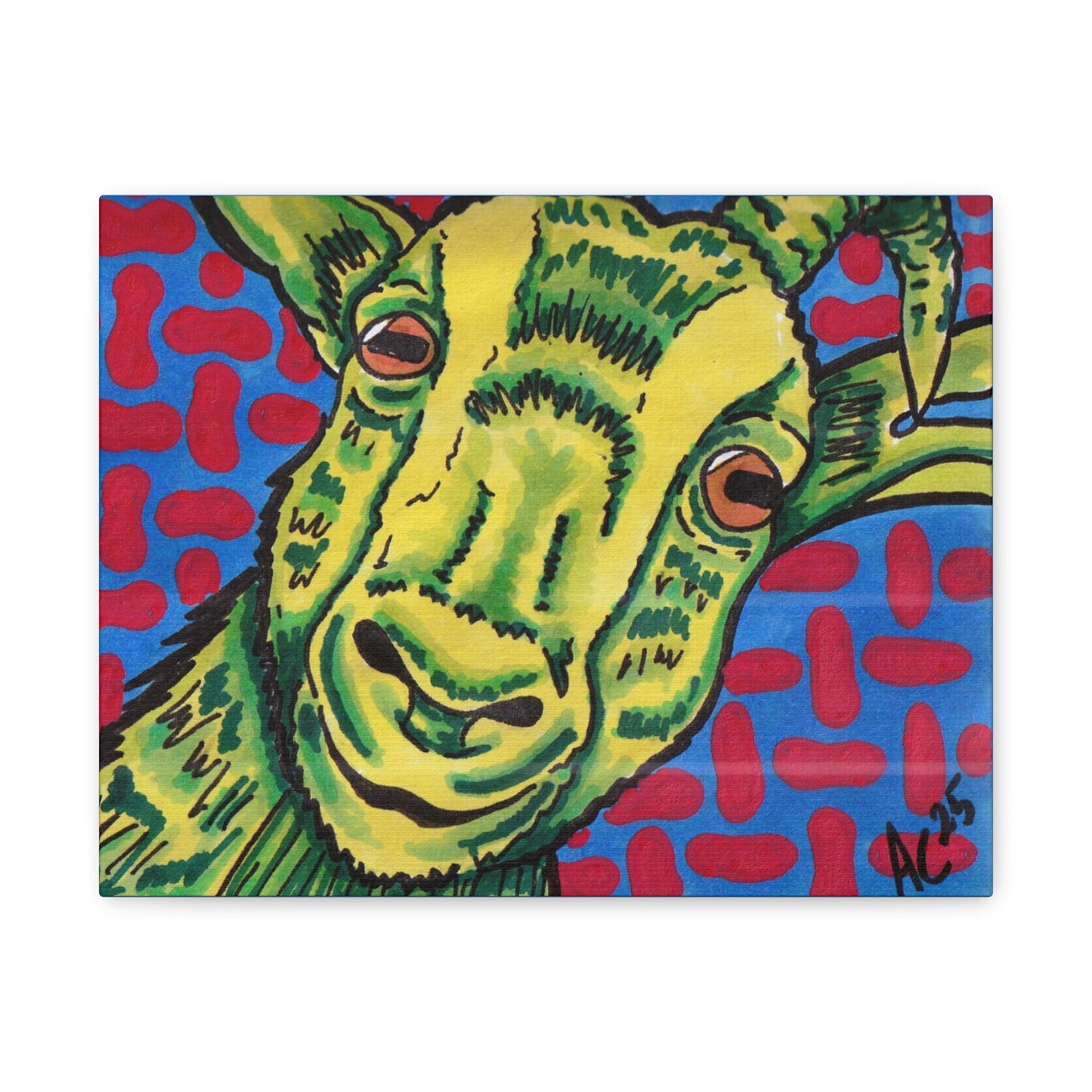 Chew on This - Farm Animal Series - Canvas Print