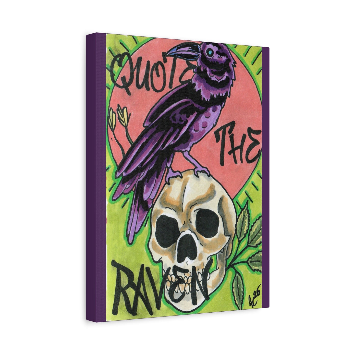 Quote The Raven - Lore & Lament - Canvas Print