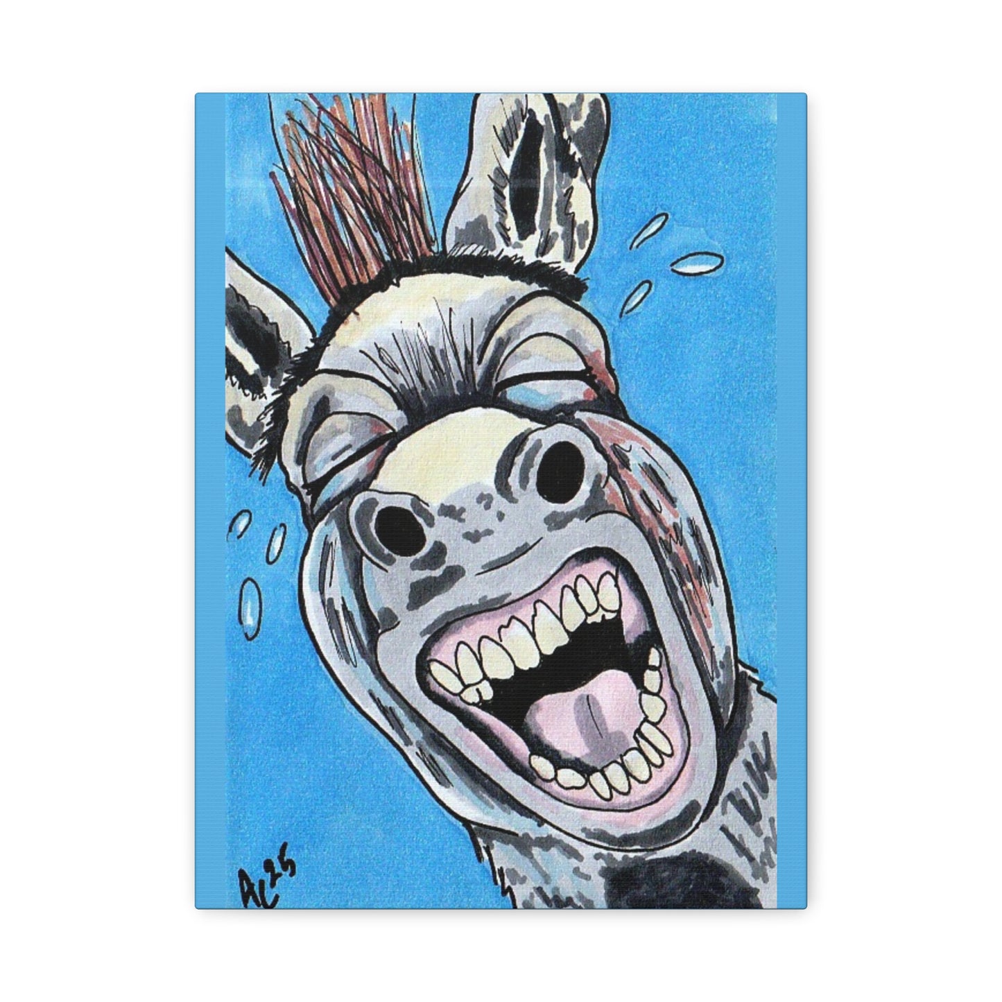 Bray Day - Barnyard Oddities - Canvas Print