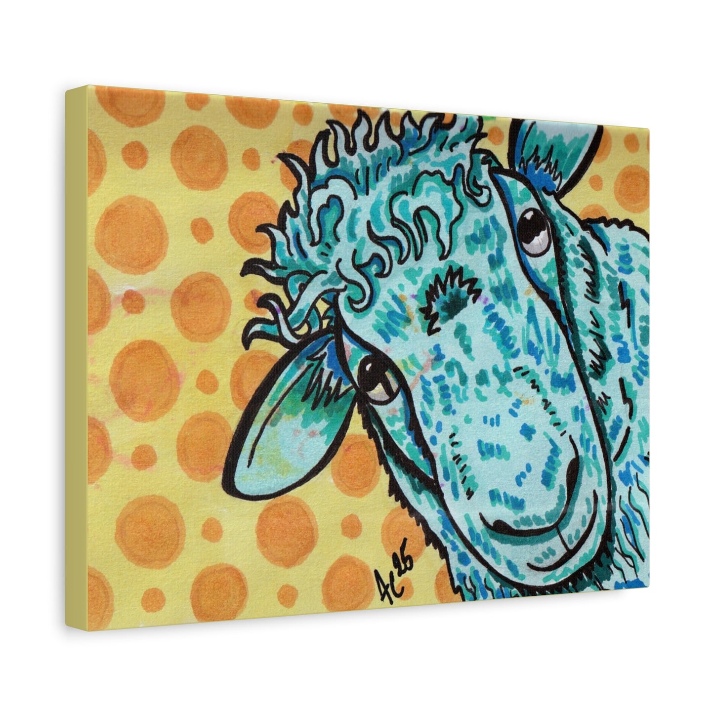Wooly Wonder - Barnyard Oddities - Canvas Print