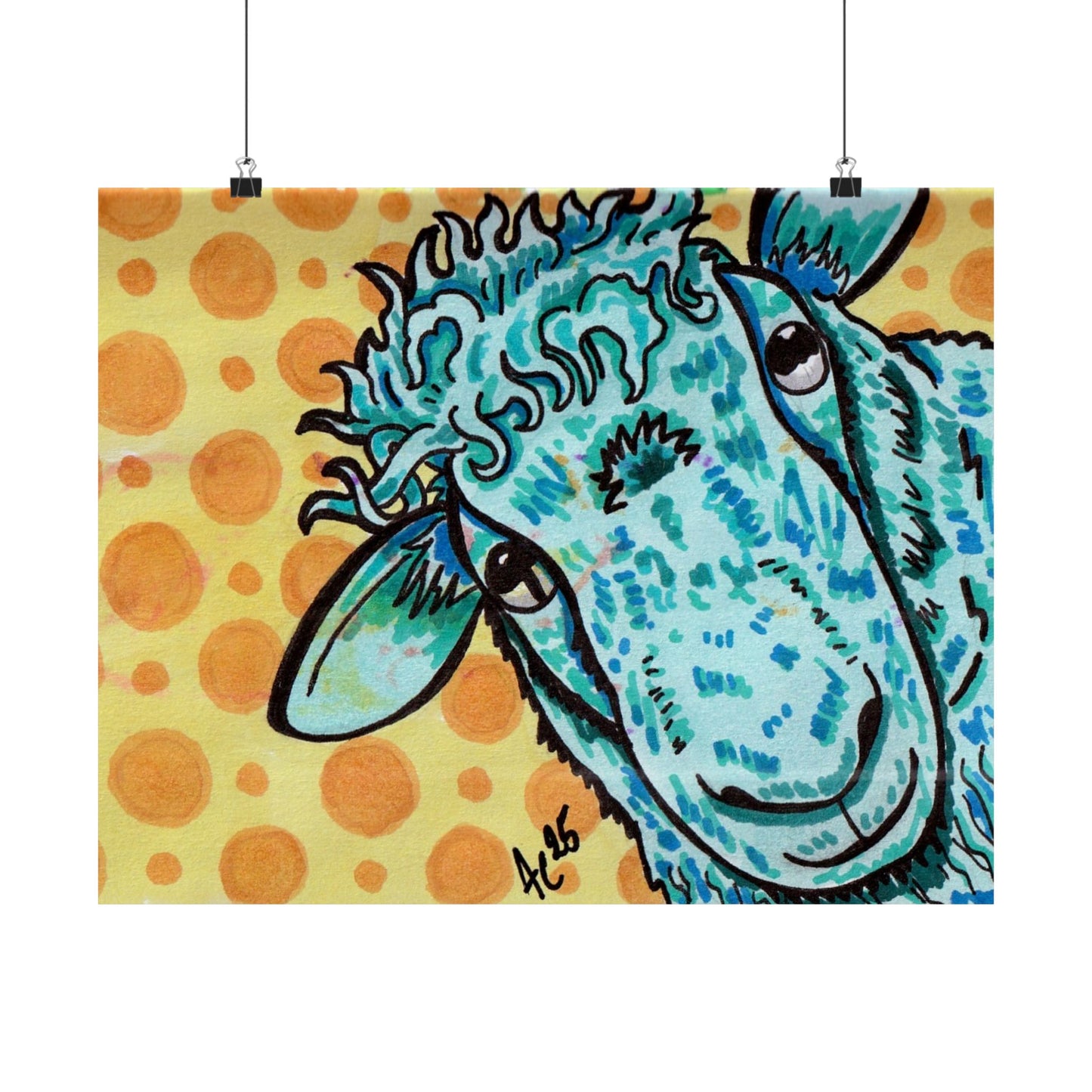 Wooly Wonder - Barnyard Oddities - Matte Poster