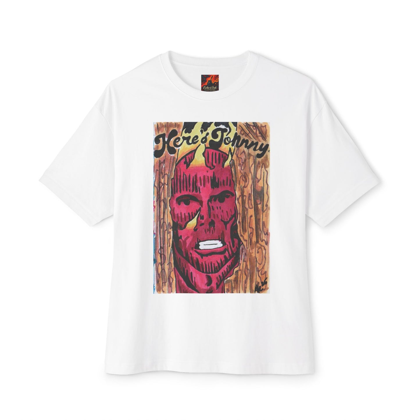 Oversized T-Shirt Comic Book Pop Culture Mashup The Shining