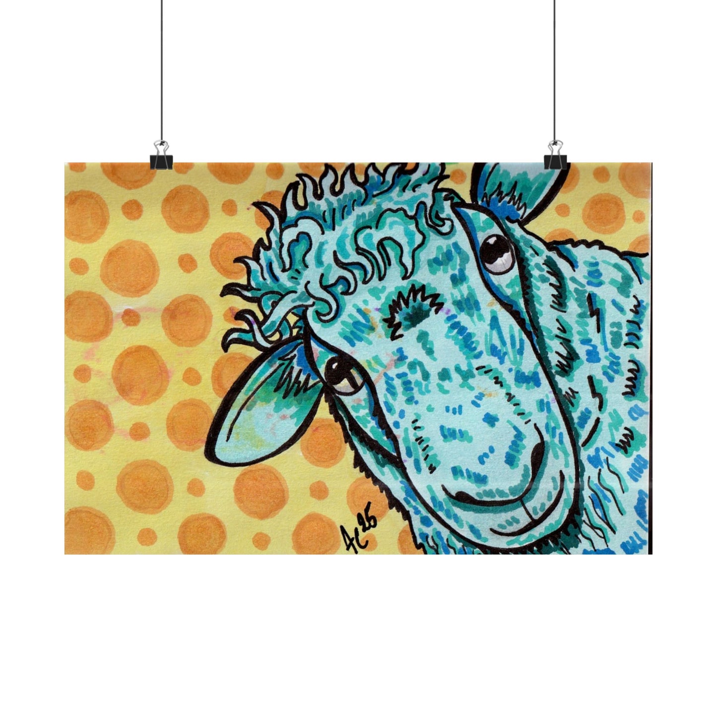 Wooly Wonder - Barnyard Oddities - Matte Poster