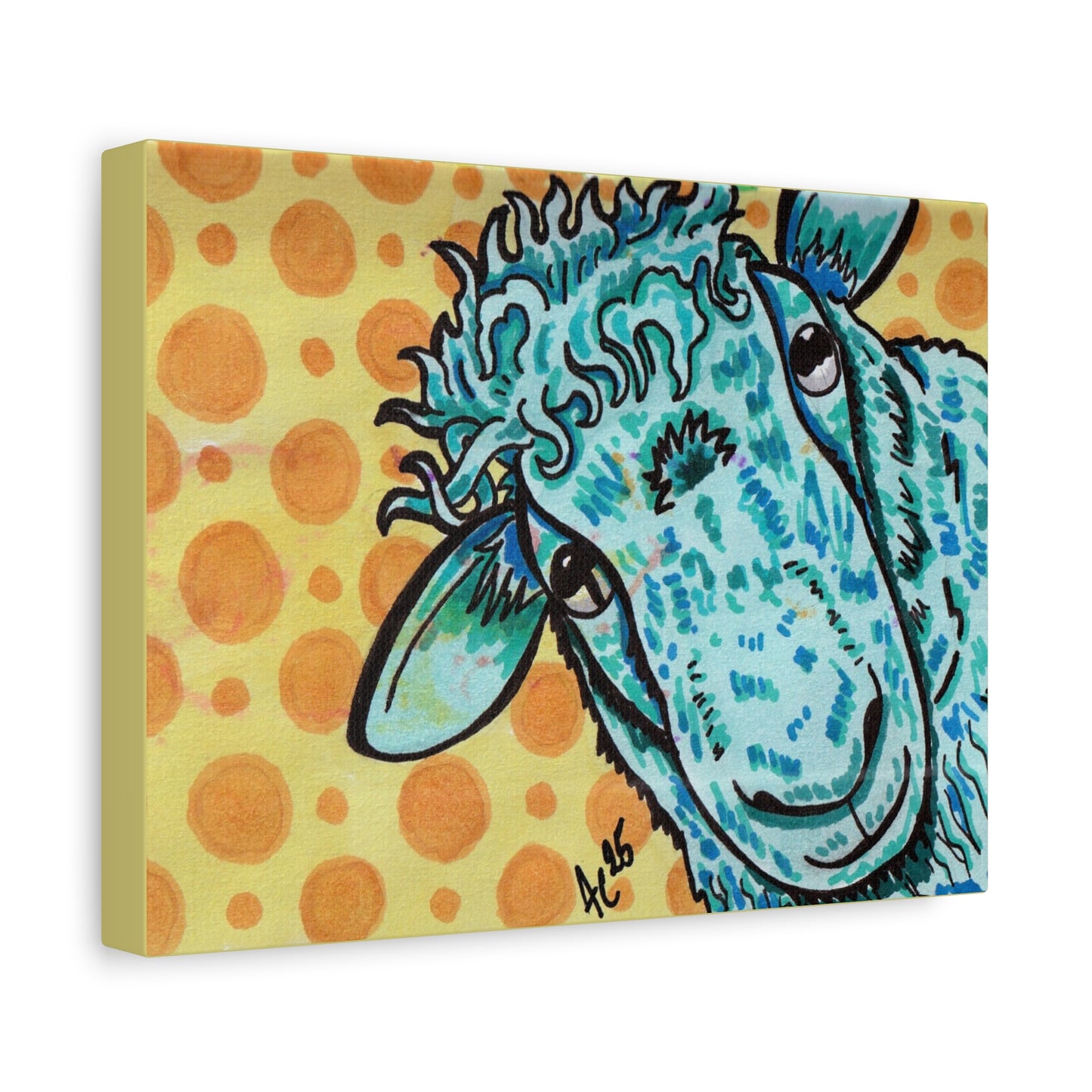 Wooly Wonder - Barnyard Oddities - Canvas Print