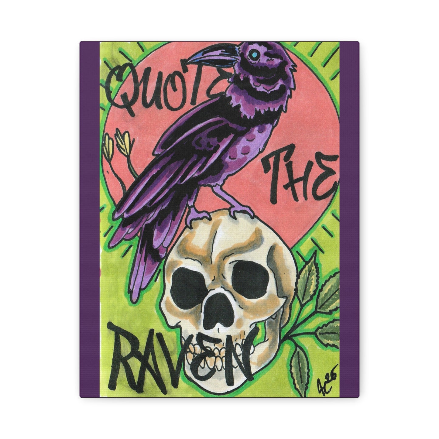 Quote The Raven - Lore & Lament - Canvas Print