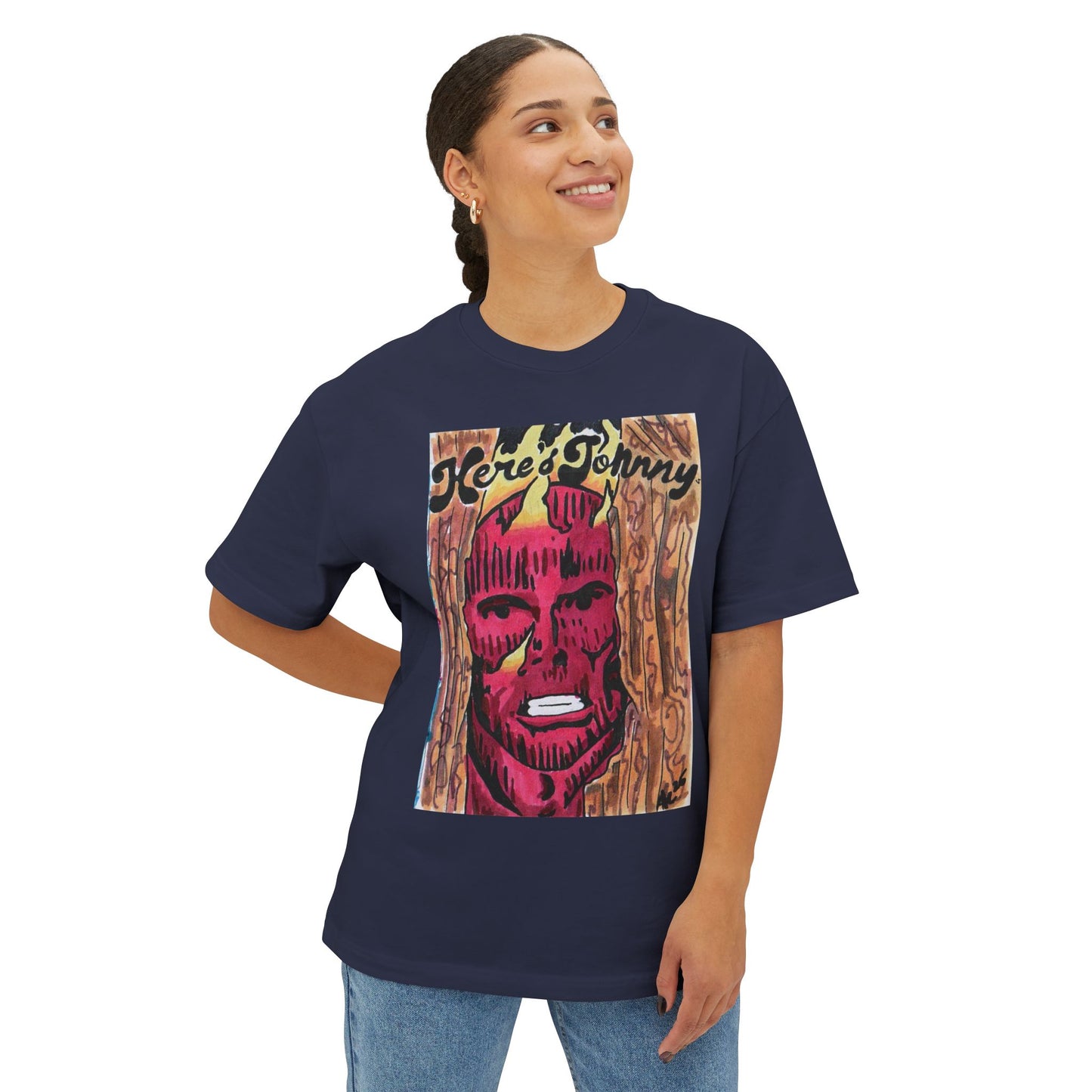 Oversized T-Shirt Comic Book Pop Culture Mashup The Shining
