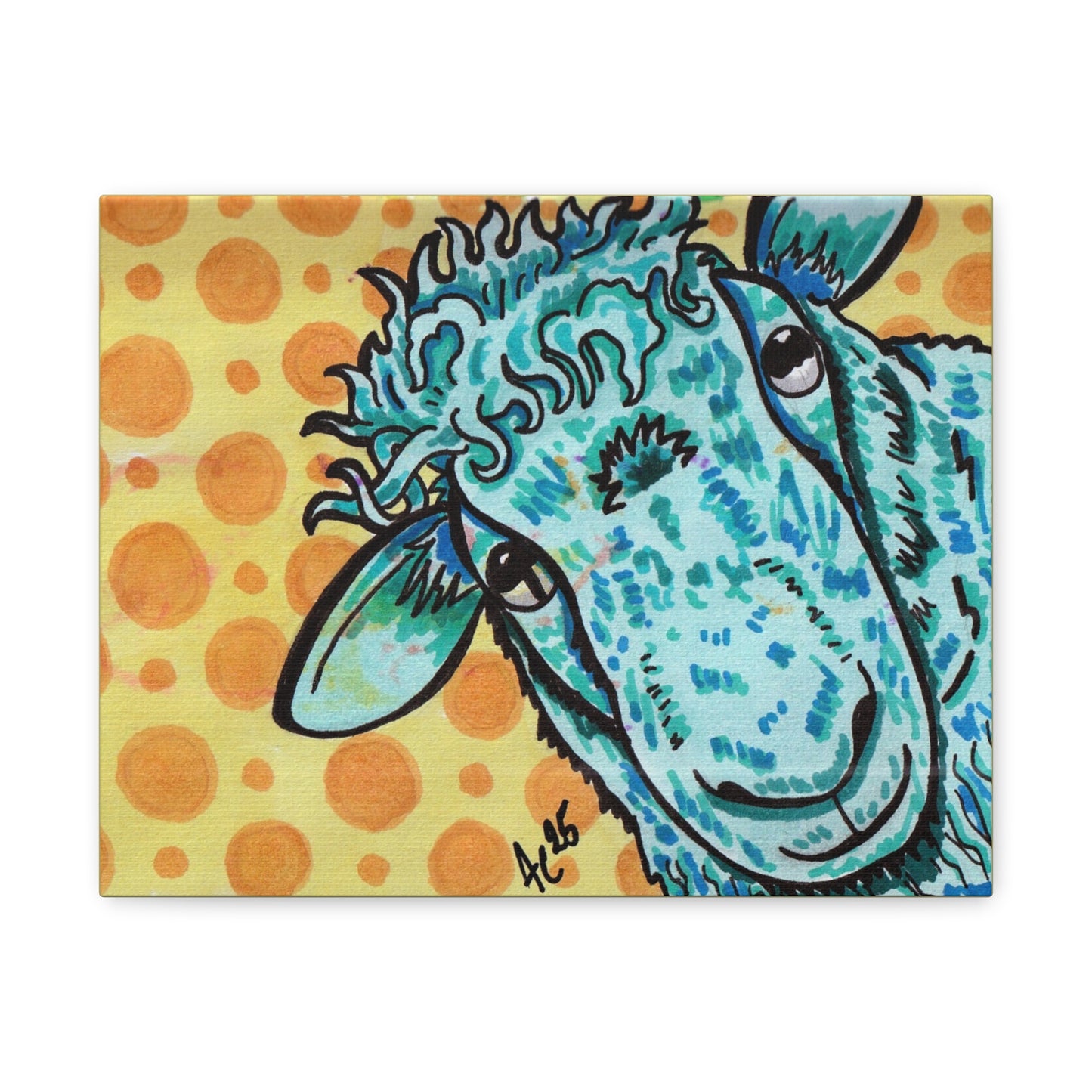 Wooly Wonder - Barnyard Oddities - Canvas Print