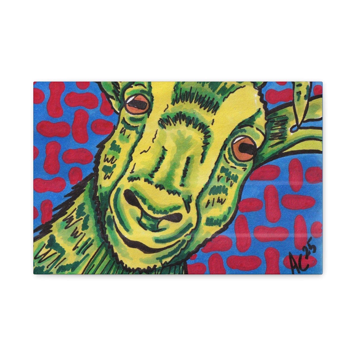 Chew on This - Farm Animal Series - Canvas Print