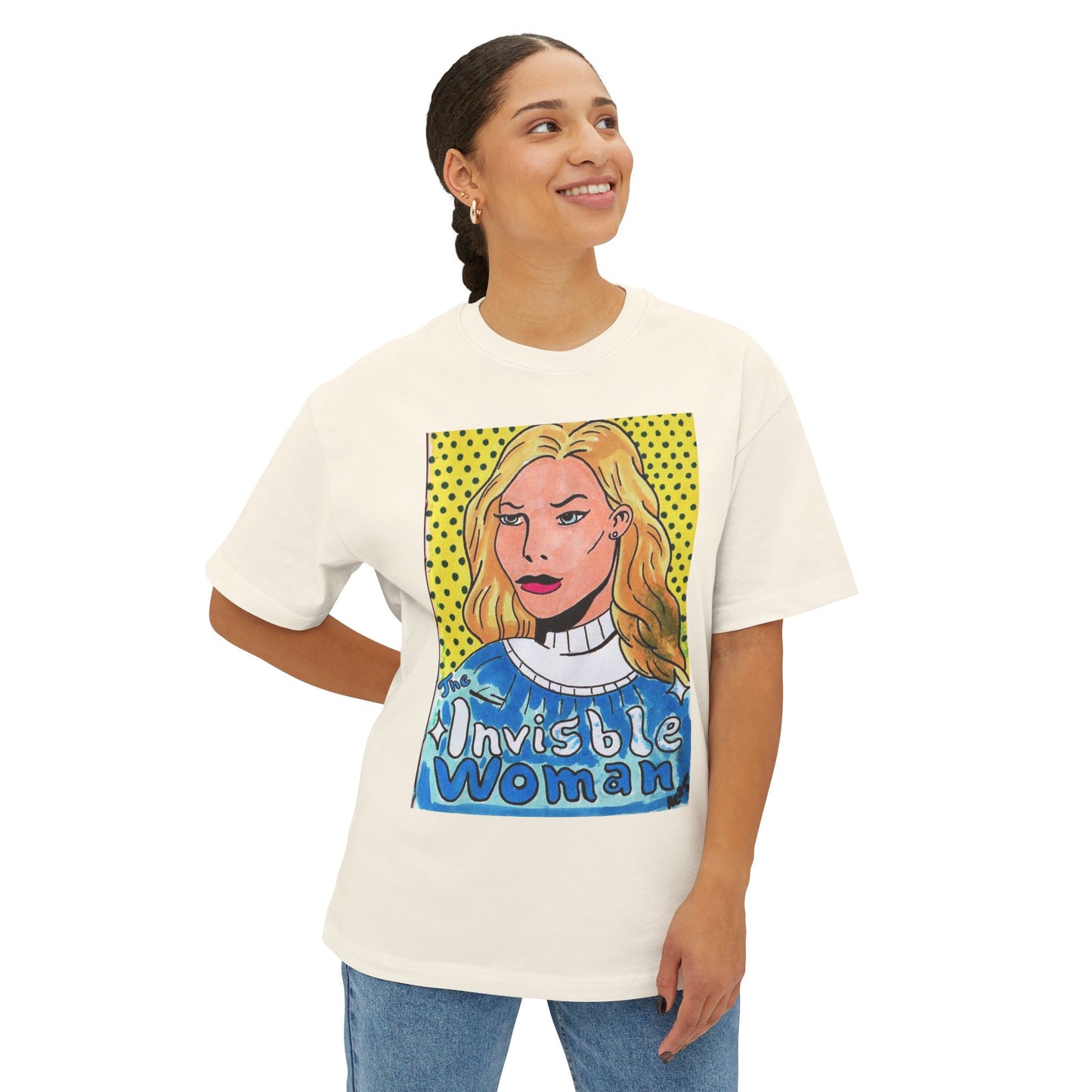 Oversized Tee - Comic Book Pop Art Retro Vibes
