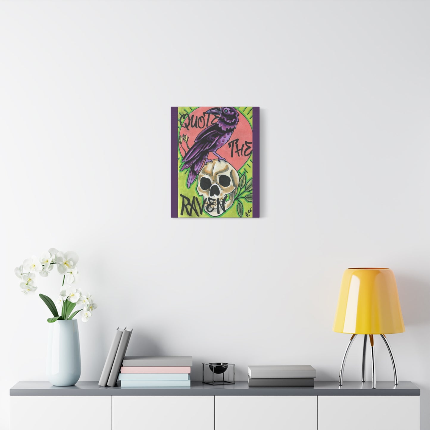 Quote The Raven - Lore & Lament - Canvas Print