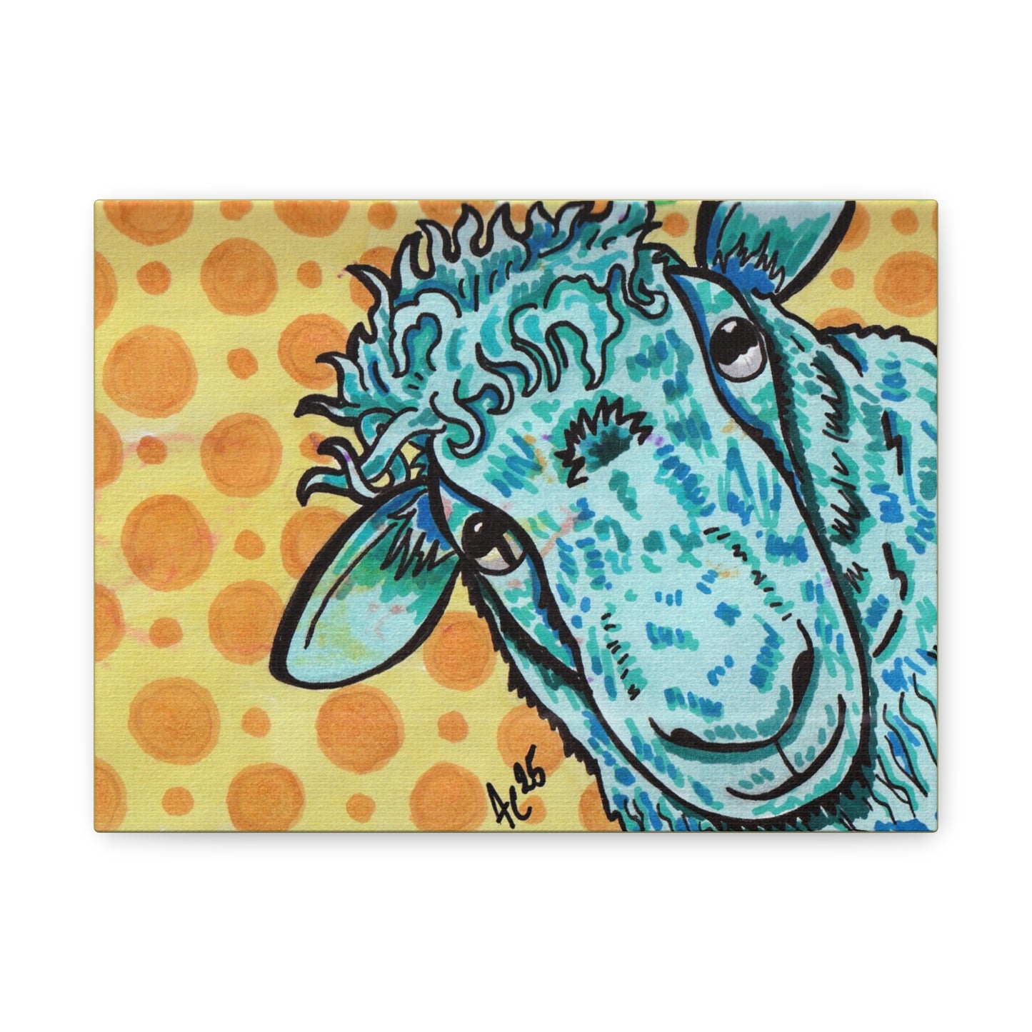 Wooly Wonder - Barnyard Oddities - Canvas Print