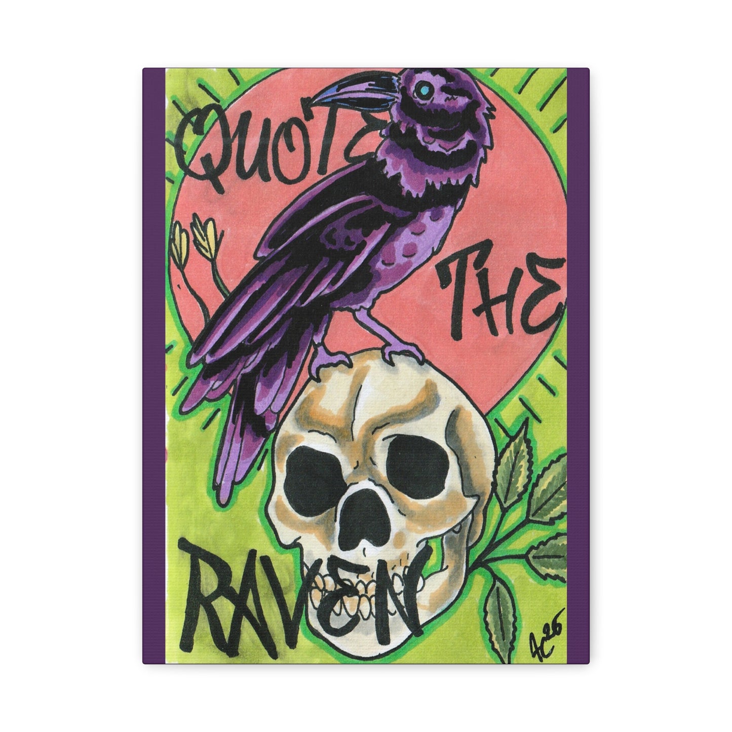 Quote The Raven - Lore & Lament - Canvas Print