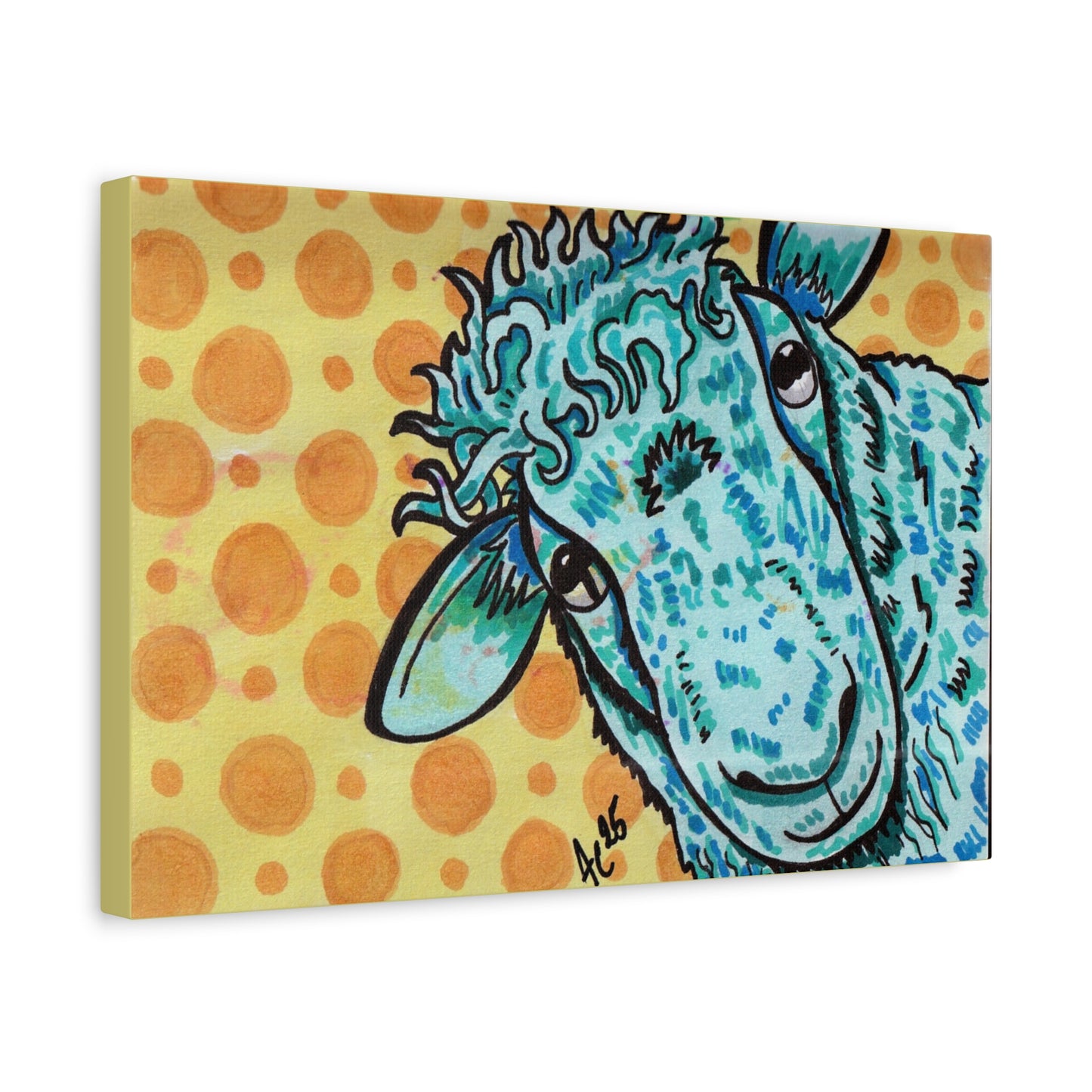 Wooly Wonder - Barnyard Oddities - Canvas Print