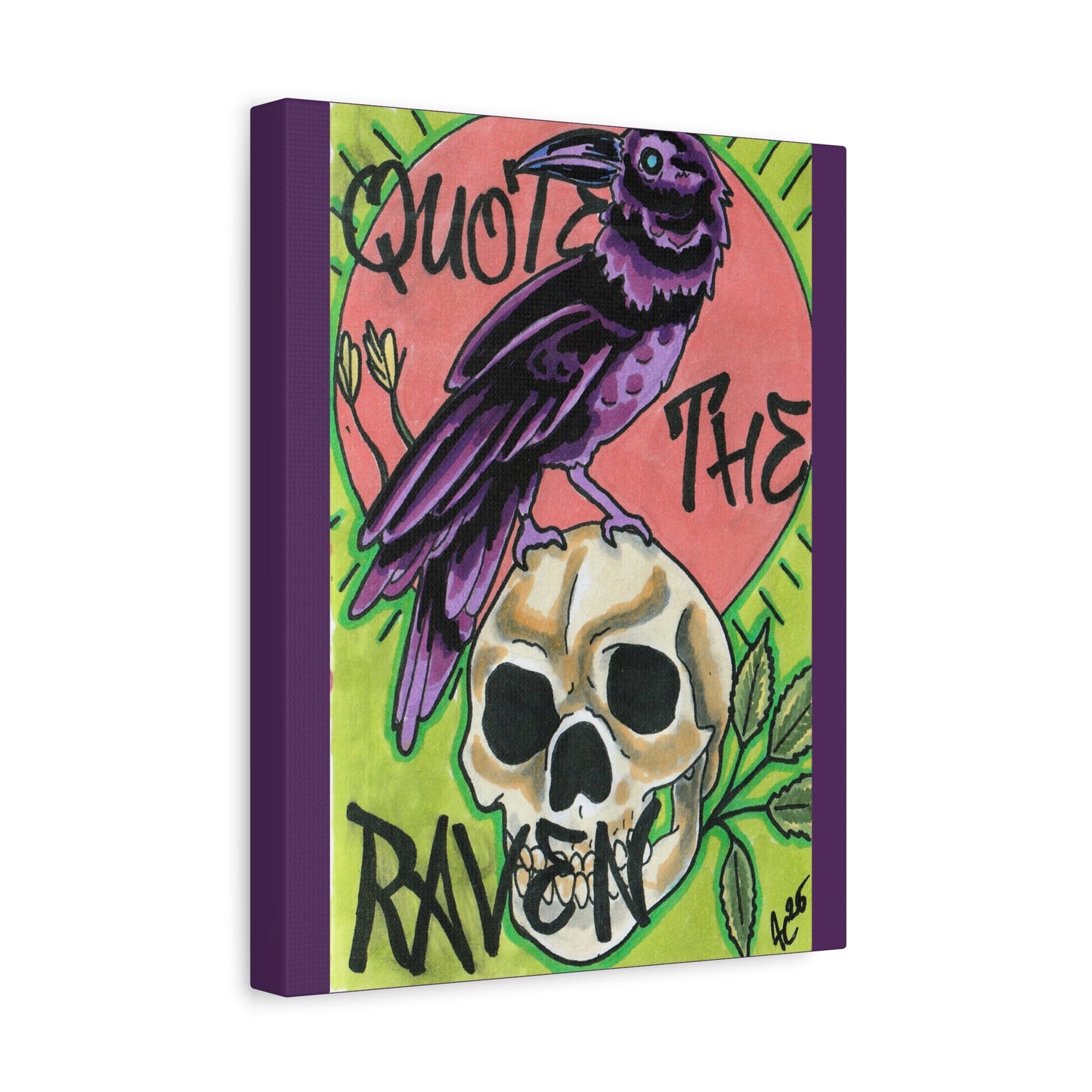 Quote The Raven - Lore & Lament - Canvas Print