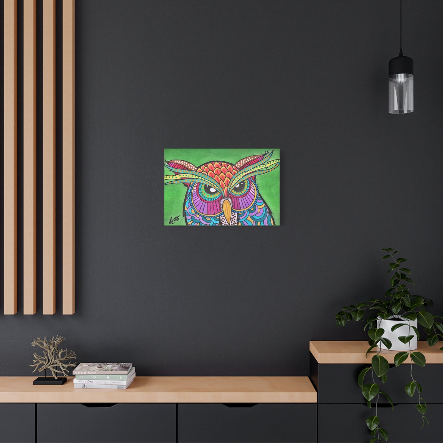 Pattern Perch - Barnyard Oddities - Canvas Print