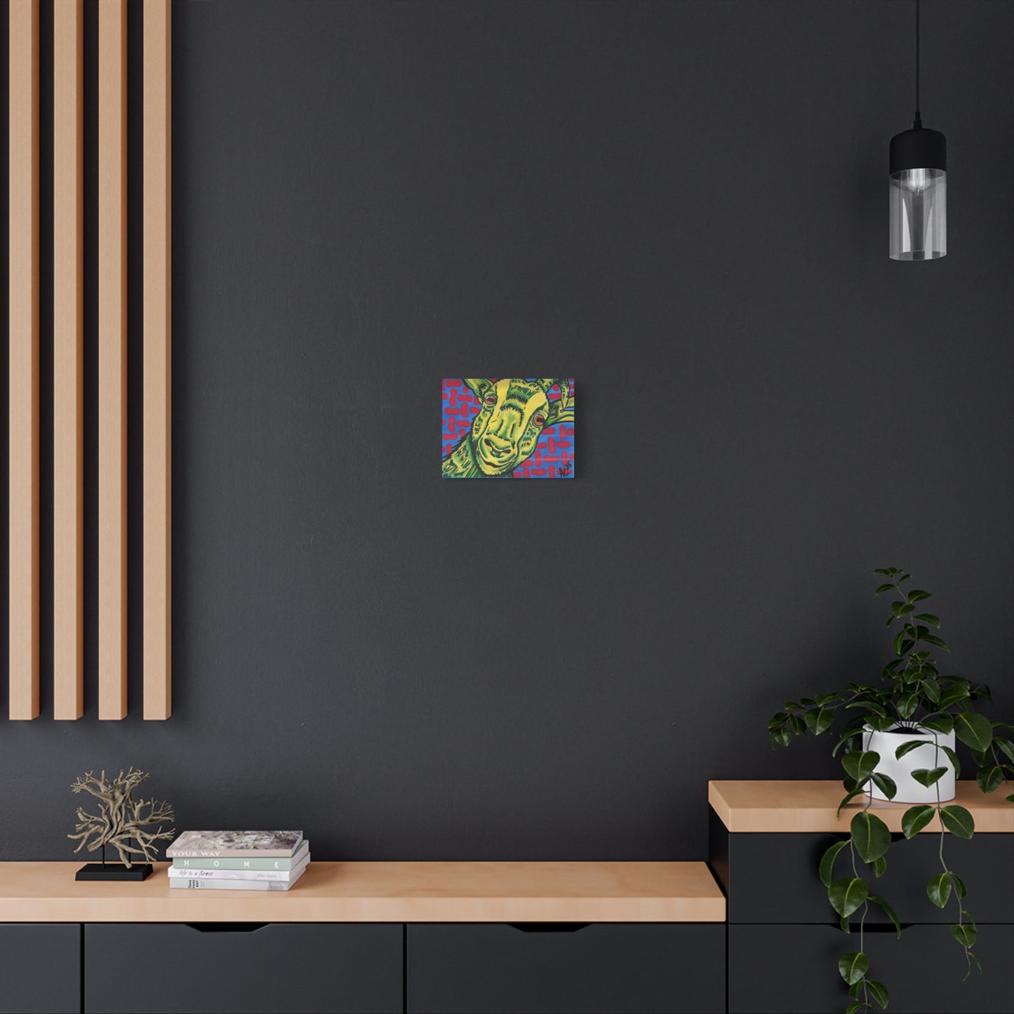 Chew on This - Farm Animal Series - Canvas Print