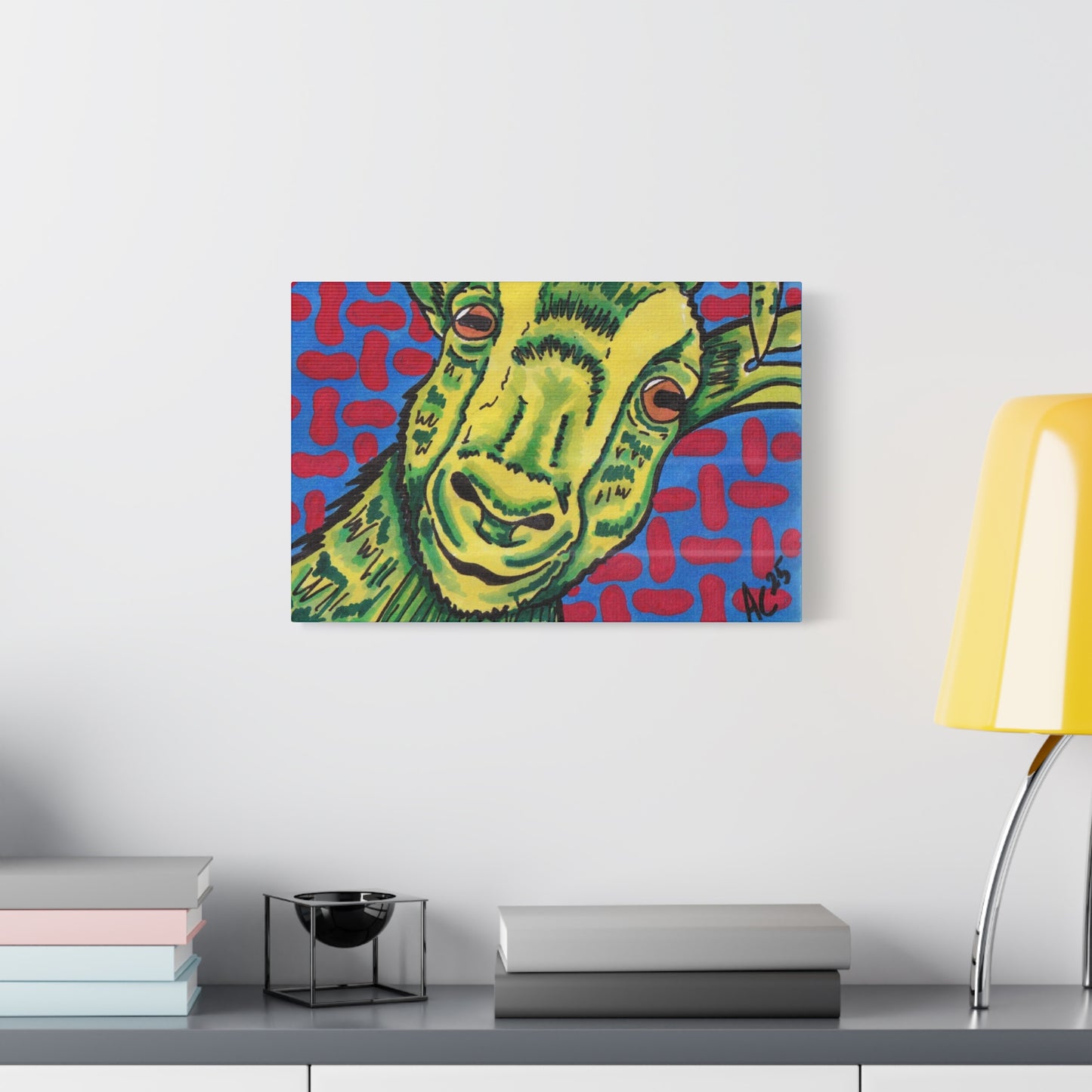 Chew on This - Farm Animal Series - Canvas Print