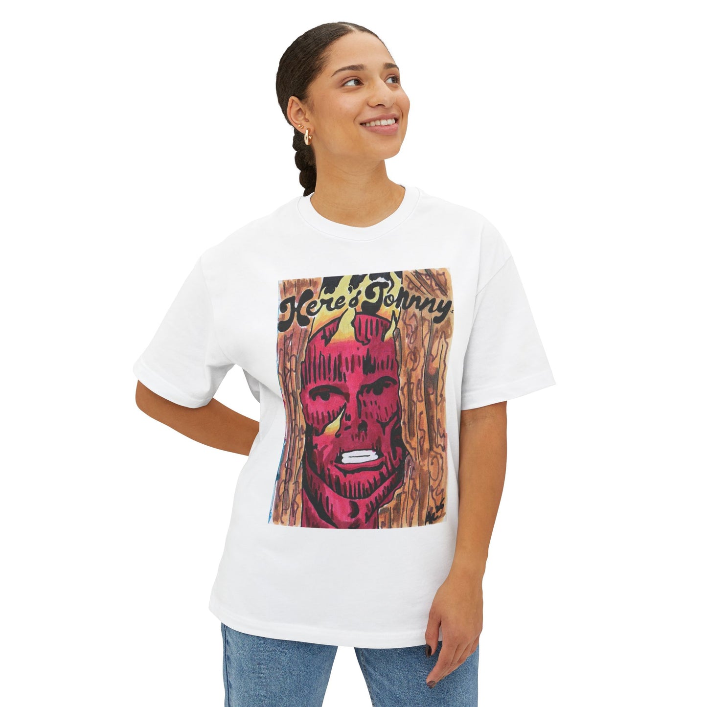 Oversized T-Shirt Comic Book Pop Culture Mashup The Shining